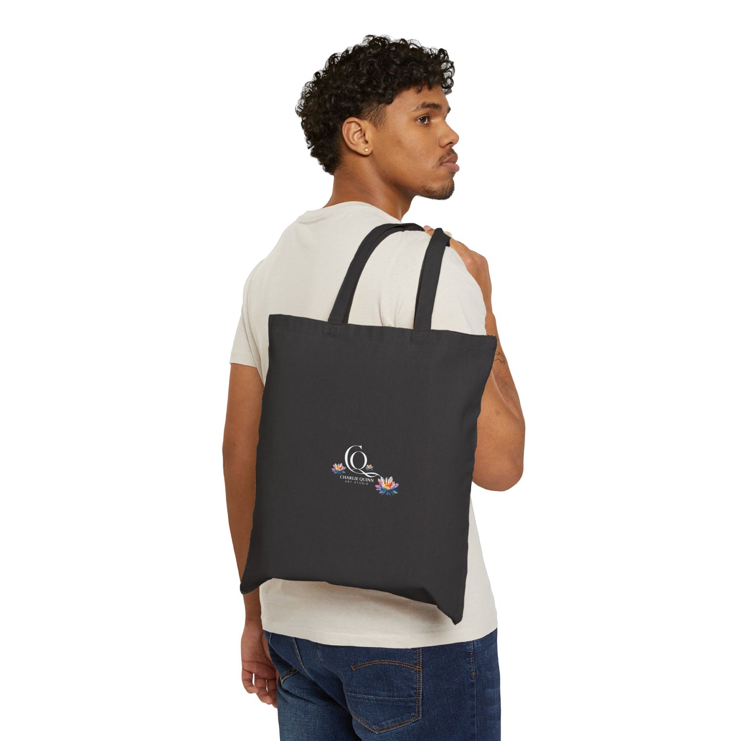 Cosmic Jimothy Canvas Tote — "Go and Show 'Em What You're Worth"