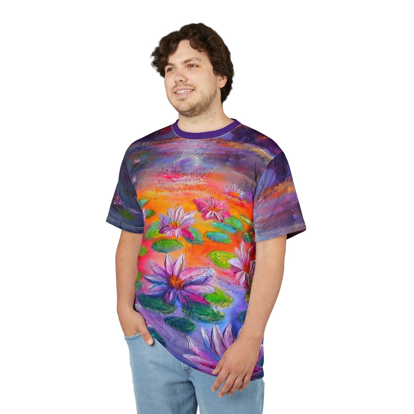 Waterlily Sunset All-Over Print Tee