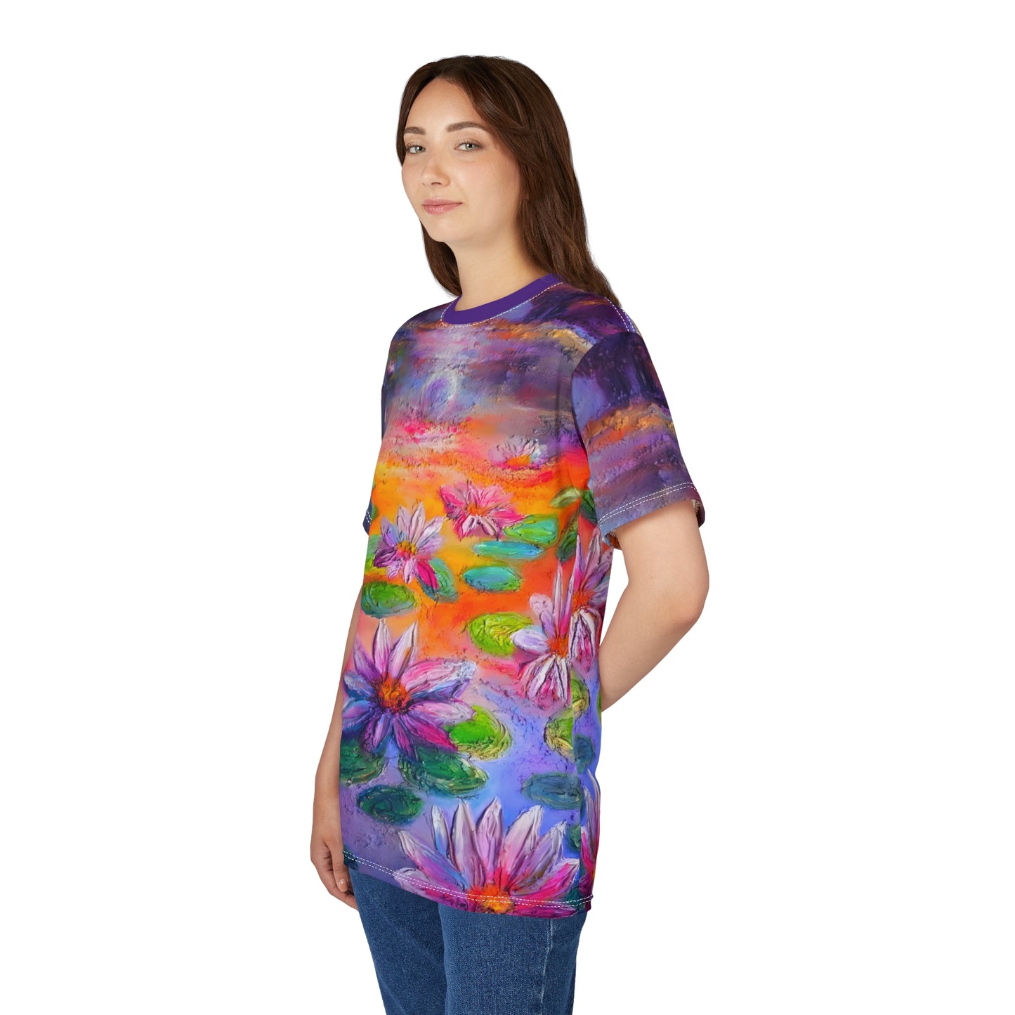 Waterlily Sunset All-Over Print Tee