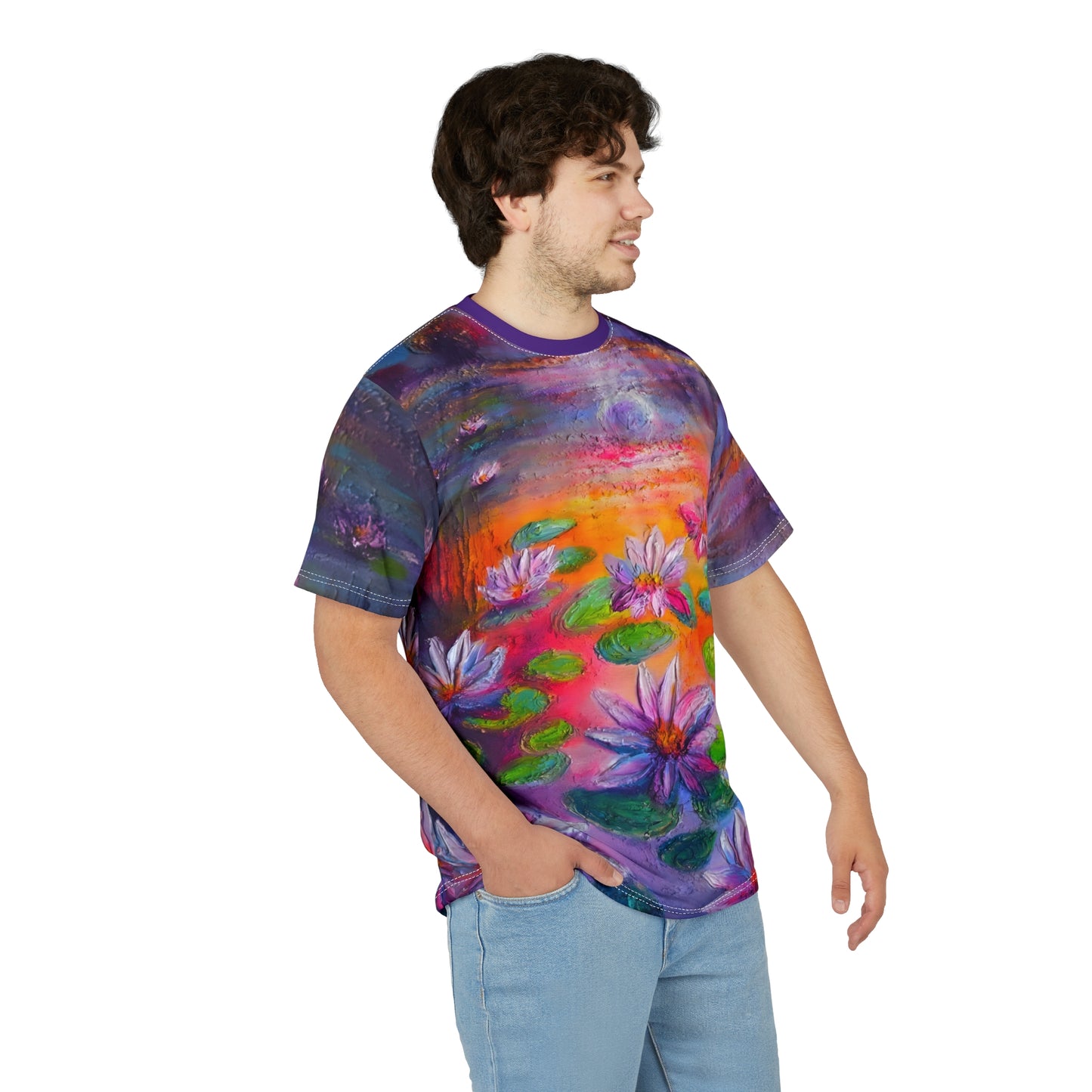 Waterlily Sunset All-Over Print Tee
