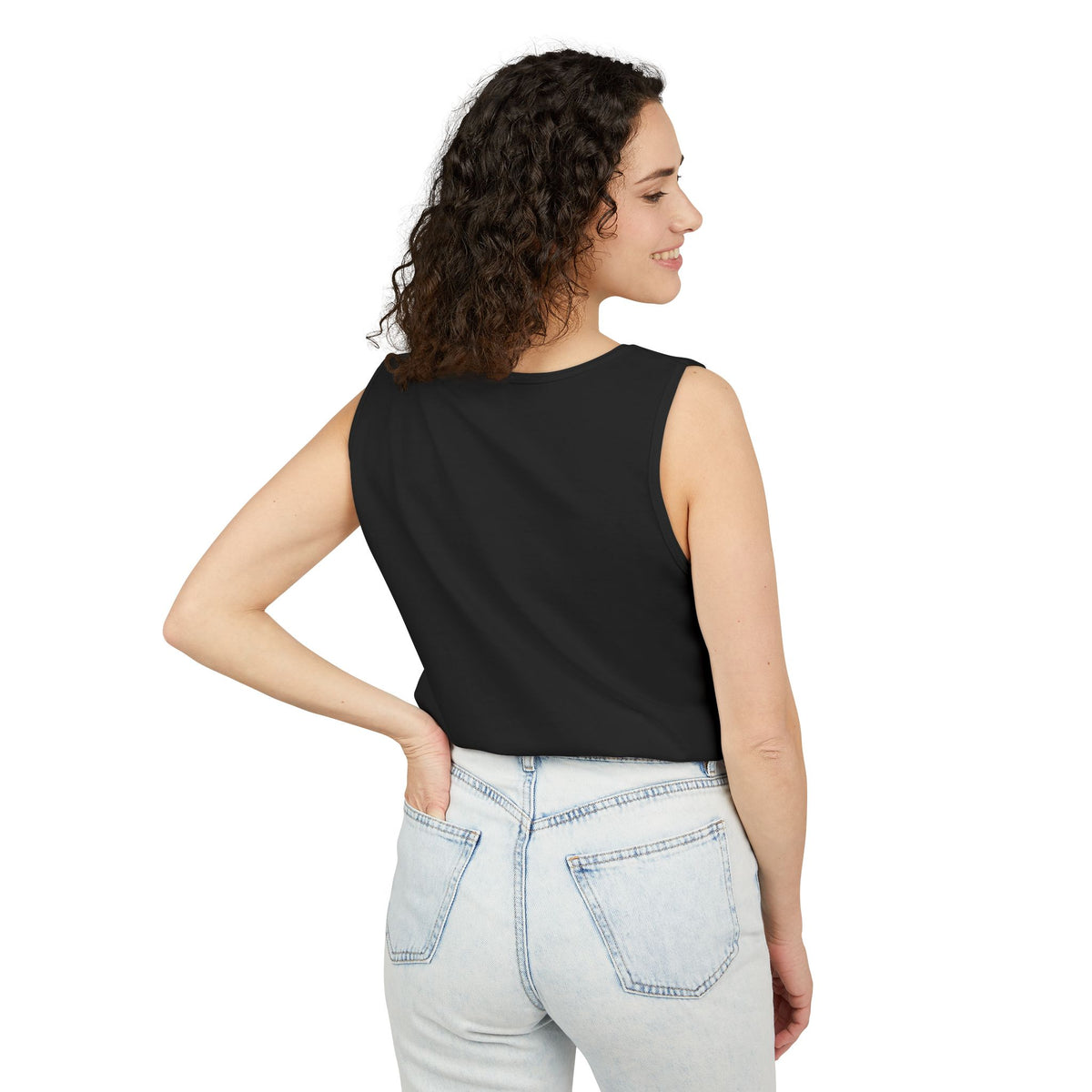 Waterlily Art Tank Top — Charlie Quinn Arts Floral Painting Tee