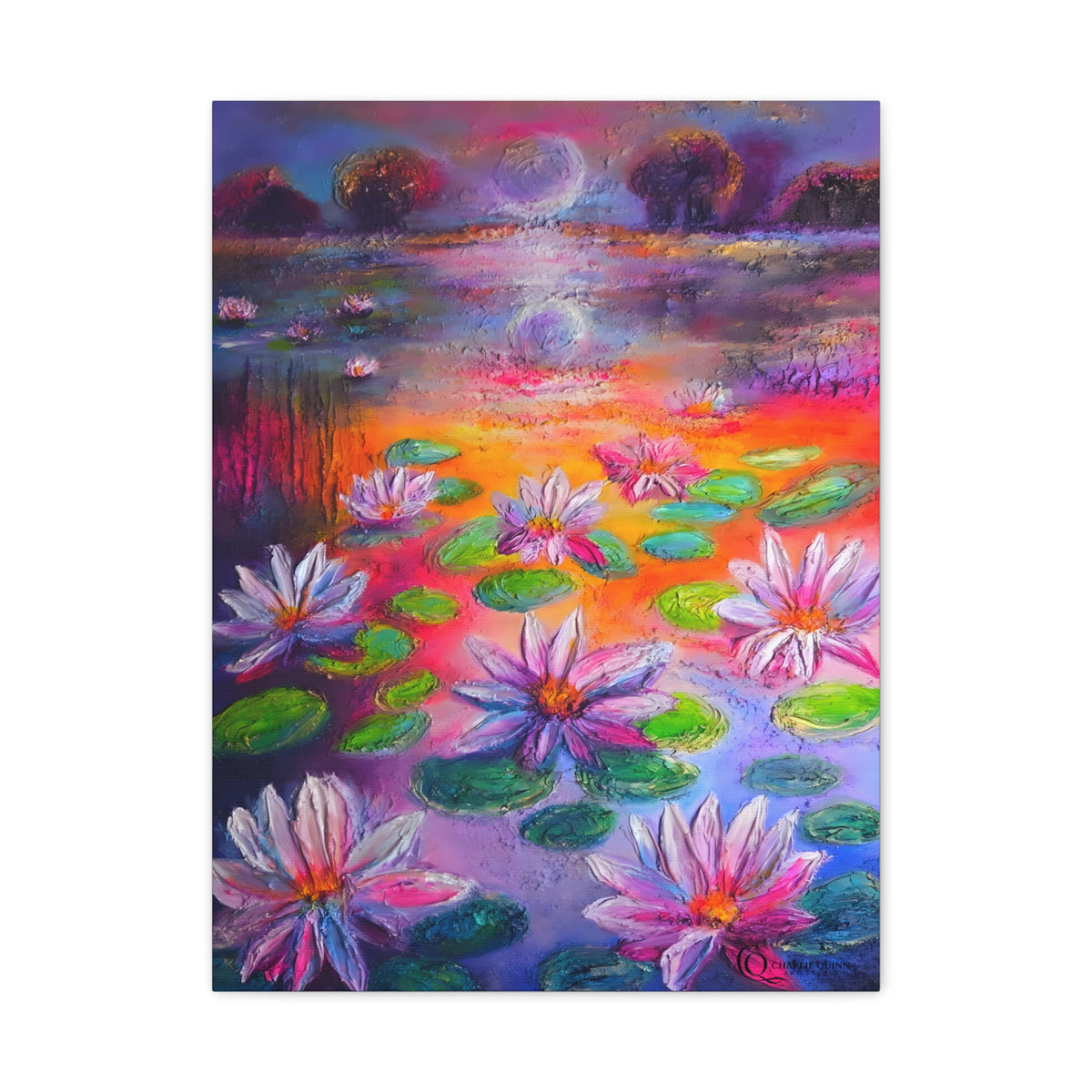 "Phases" by Charlie Quinn Arts on Stretched Canvas