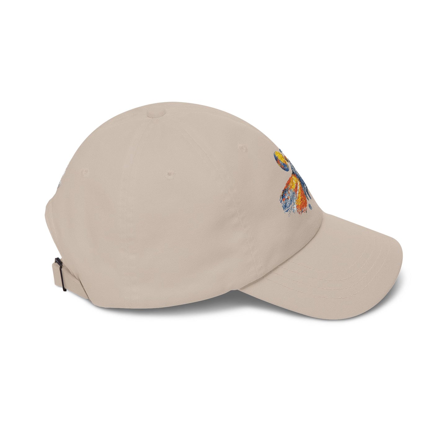 Astronaut Jimothy Dad Cap — Retro Space Raccoon Embroidered Baseball Hat