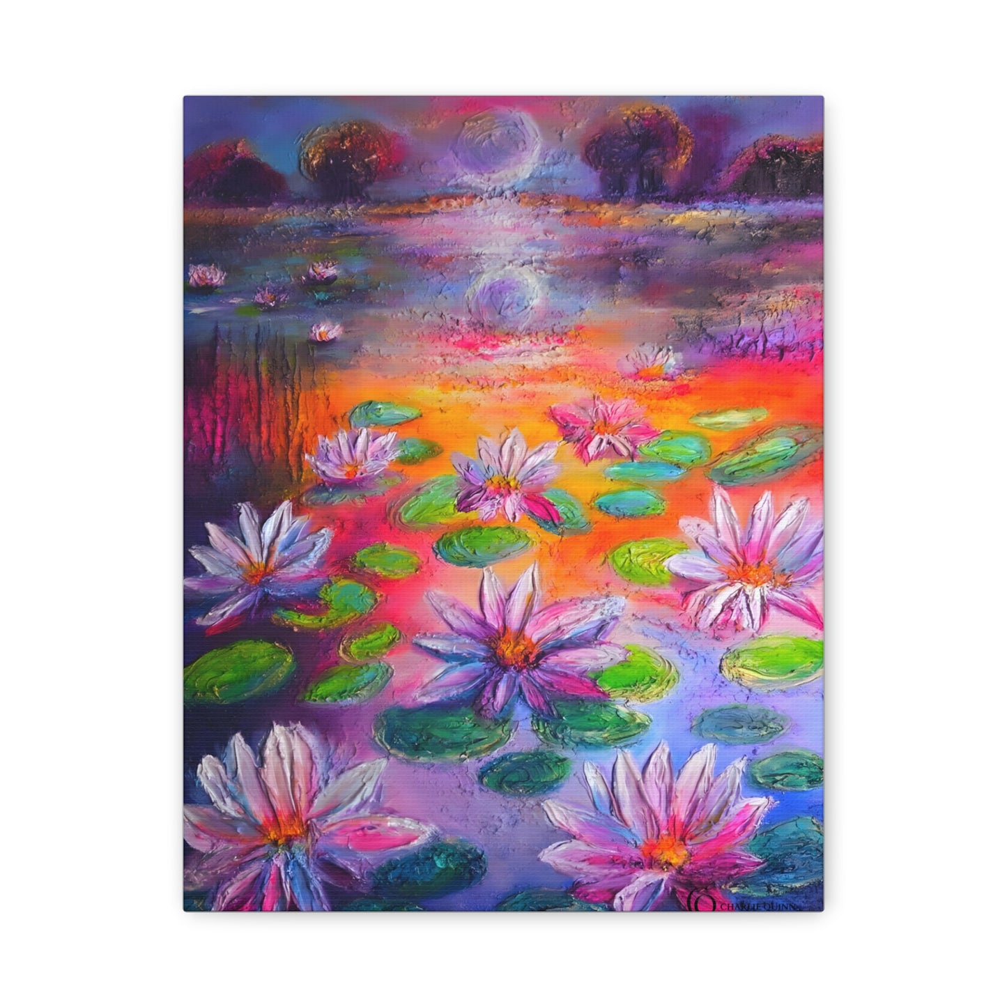 "Phases" by Charlie Quinn Arts on Stretched Canvas