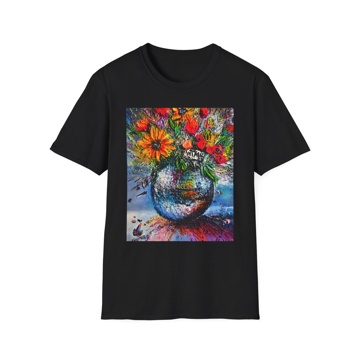 Panicked Disco Unisex Softstyle T-Shirt