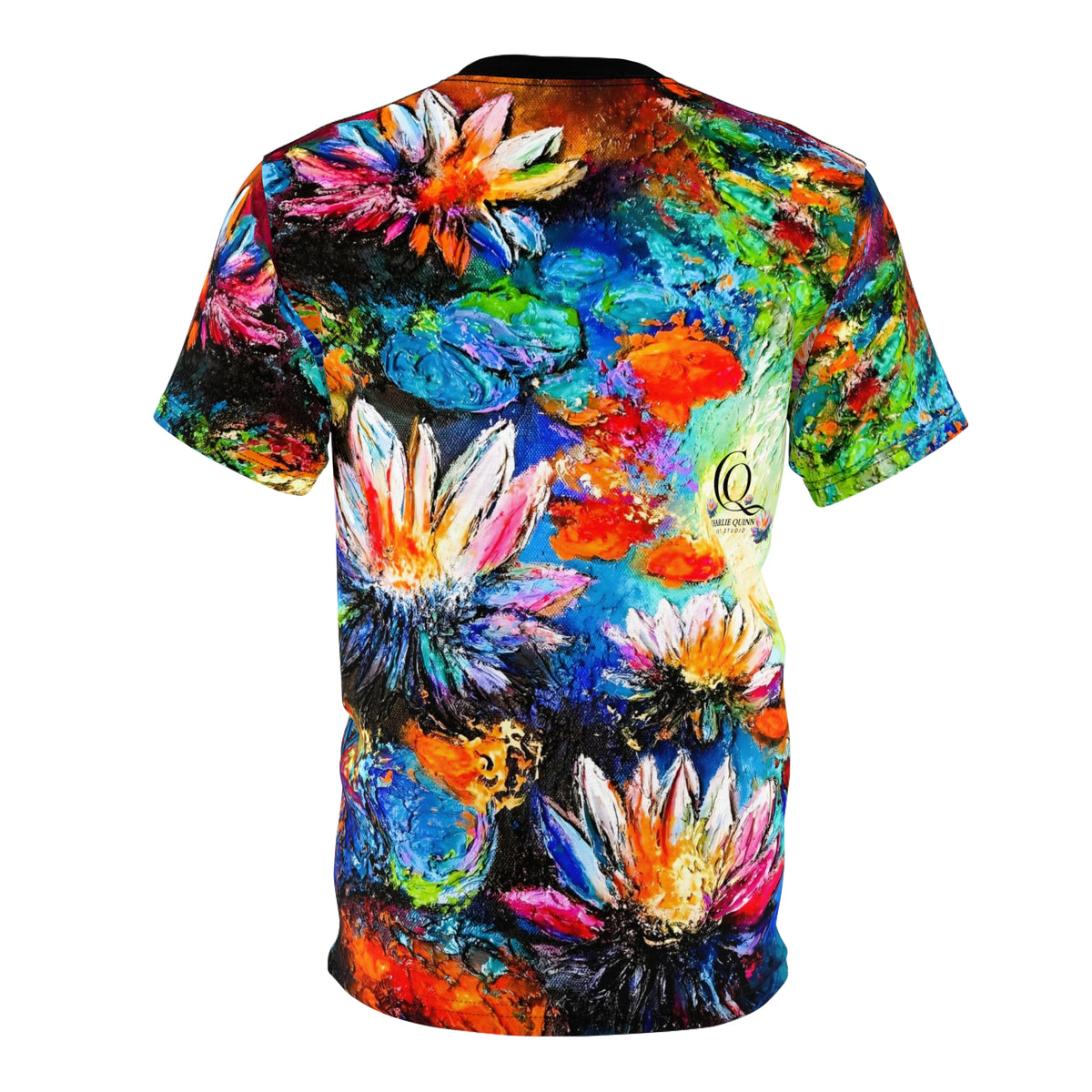 Signature Lily Abstract All-Over Print Tee