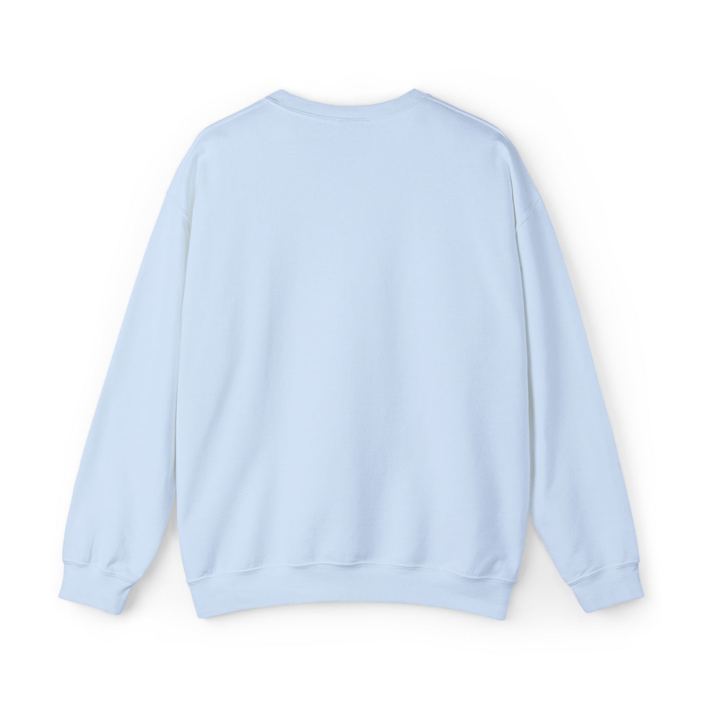 Logo Floral Crewneck Sweatshirt – 'Q' Monogram with Blue Yellow Flowers