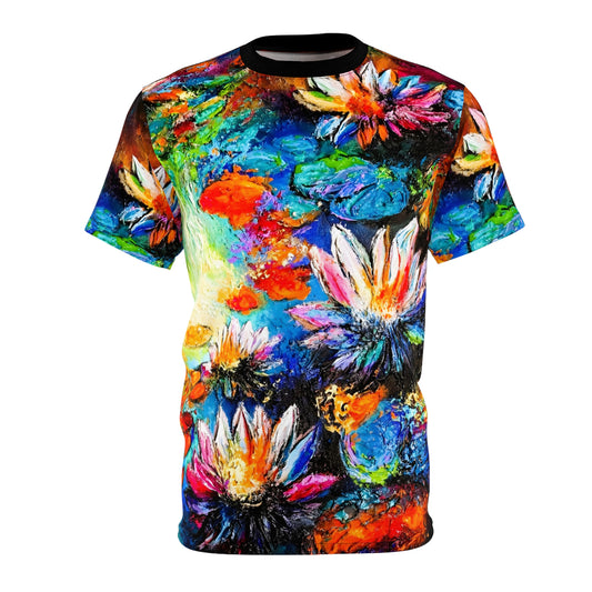 Signature Lily Abstract All-Over Print Tee